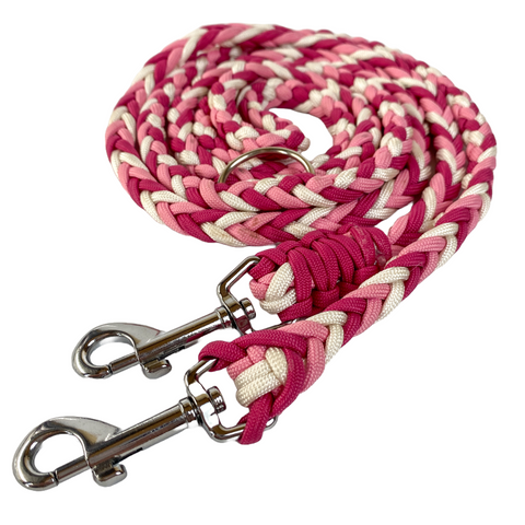 'Pink Girly' Geflochtene Leine