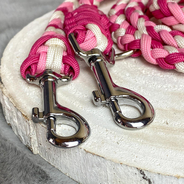 'Pink Girly' Geflochtene Leine