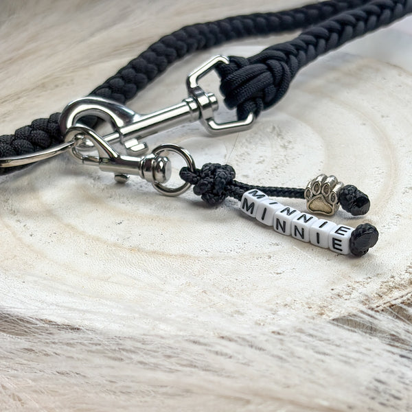 'Midnight Silver' Geflochtene Leine
