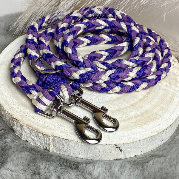 'Purple Passion' Geflochtene Leine