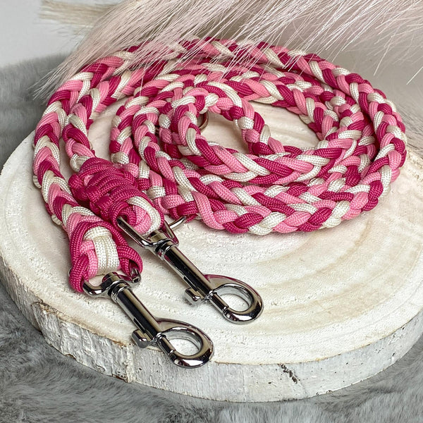 'Pink Girly' Geflochtene Leine